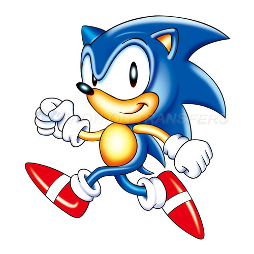 Sonic the Hedgehog Iron-on Stickers (Heat Transfers)NO.5321